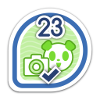 Fedora 23 Supplemental Wallpaper Acceptance Badge